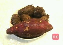 油炸香芋地瓜丸的做法图解2