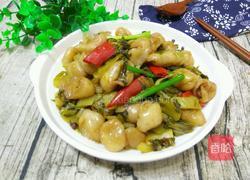 酸菜炒猪肠的做法图解11