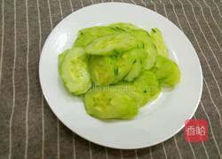 清炒青瓜的做法图解3