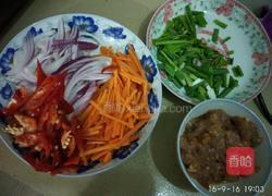 肉炒粉丝的做法图解2