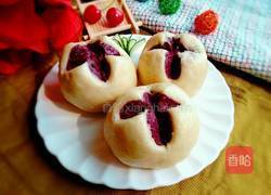 紫薯开花馒头的做法图解13