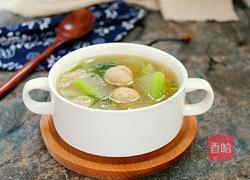 冬瓜氽丸子的做法图解11