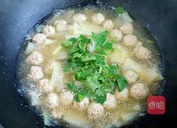 冬瓜氽丸子的做法图解10