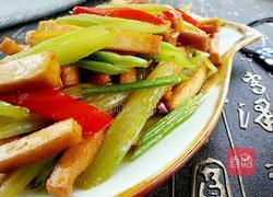 香干炒芹菜的做法图解14