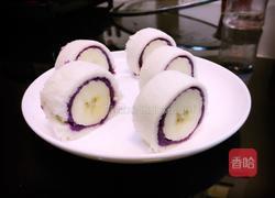 宝宝辅食－紫薯吐司卷的做法图解4