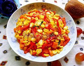 炒玉米胡蘿卜丁