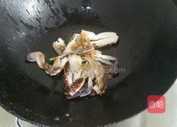 蟹炒年糕的做法图解4