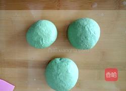 花式抹茶红豆包的做法图解4
