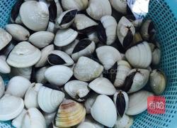 爆炒白贝的做法图解1