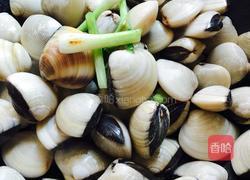 爆炒白贝的做法图解3