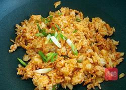 韩式泡菜炒饭的做法图解7