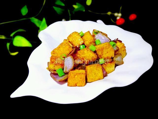 洋葱炒豆腐
