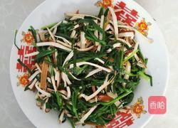 韭菜炒香干的做法图解3