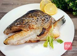 香煎三文鱼头的做法图解9