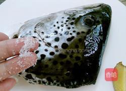 香煎三文鱼头的做法图解3