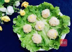 碧绿蒸肉丸的做法图解11