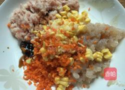 碧绿蒸肉丸的做法图解5