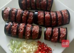 茄子酿肉的做法图解4