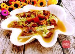 红烧肉炖白菜粉条的做法图解12