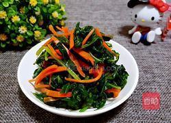 拌芹菜叶的做法图解4