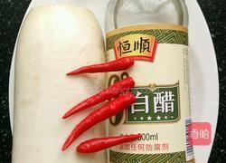 酸辣萝卜条的做法图解1