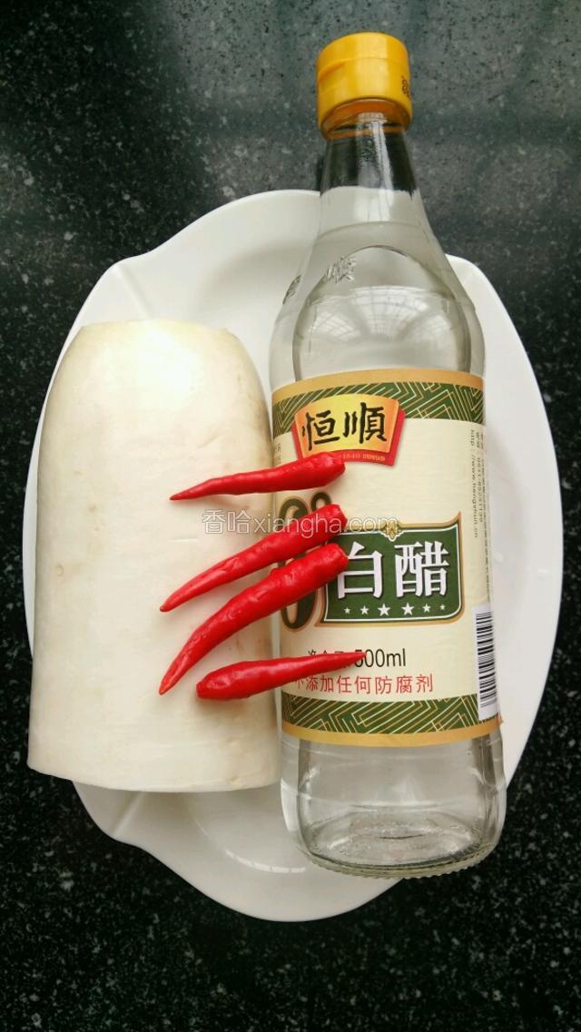 准备好材料。