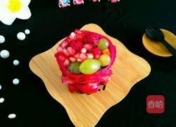 火龙果石榴鲜果盅的做法图解10