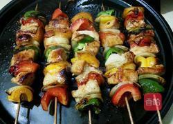 电饼铛烤鸡肉串的做法图解7