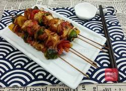 电饼铛烤鸡肉串的做法图解9