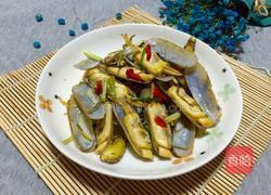 青炒海蛏子的做法图解7
