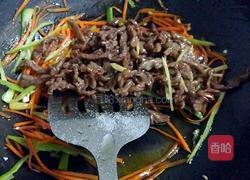 胡萝卜炒牛肉丝的做法图解8