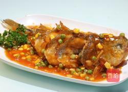 茄汁大黄花鱼的做法图解9