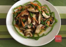 爆炒青椒香菇的做法图解7