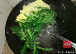 鸡蛋炒荠菜的做法图解5