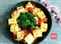 西红柿豆腐炒西兰花的做法图解12