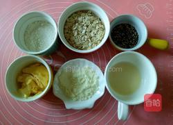 芝麻燕麦饼干的做法图解1