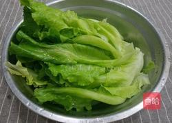 炒生菜的做法图解1
