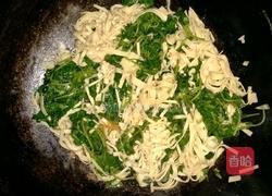 荆芥炒豆皮的做法图解4