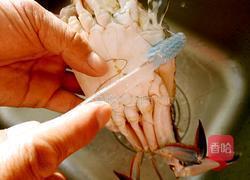 锡纸烤蟹的做法图解2