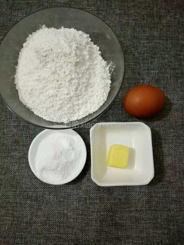 准备好食材。