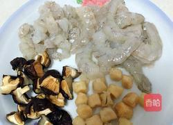 鲜虾干贝粥的做法图解1