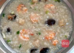 鲜虾干贝粥的做法图解6