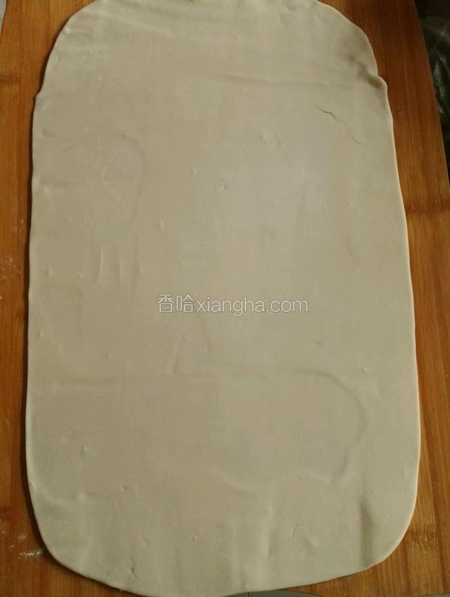 取一个擀成长方形面片
