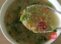 胡萝卜青菜小米粥的做法图解5