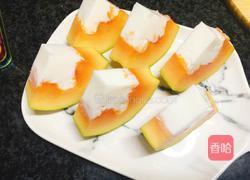 牛奶木瓜冻的做法图解9