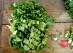 小白菜泡面的做法图解2
