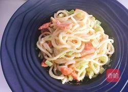 三文鱼意面的做法图解9