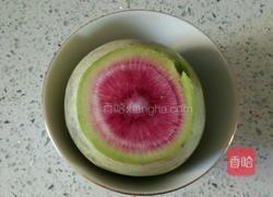 凉拌心里美萝卜丝的做法图解1