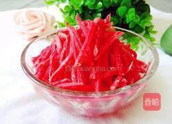 凉拌心里美萝卜丝的做法图解9