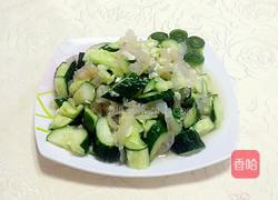 海蜇拌黄瓜的做法图解3
